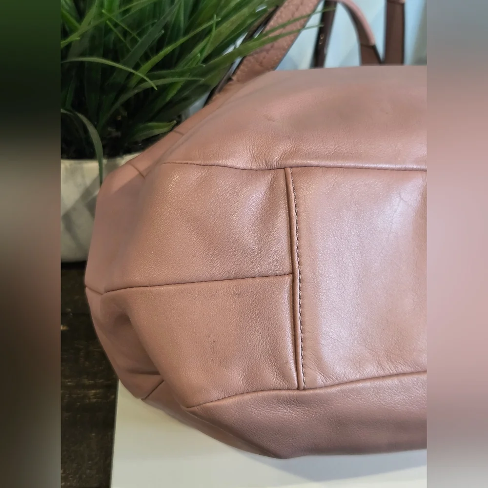 Coach Soho Lynn Hobo Bag Rose Pink Leather - Picture 7 of 15